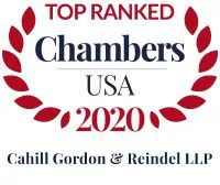 Cahill Awarded Top Distinctions from Chambers USA 2020 Cahill Awarded Top Distinctions from Chambers USA 2020