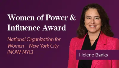 Helene Banks Honored With NOW-NYC’s 2024 Women of Power & Influence Award