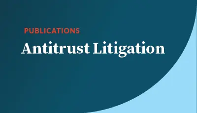 Publications Antitrust Litigation