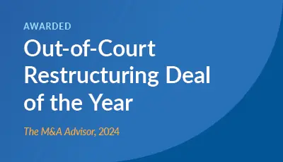 Cahill Awarded Restructuring of the Year by The M&A Advisor