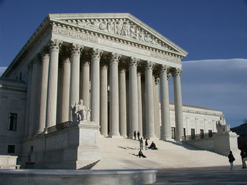 John T. Cahill argues before the Supreme Court in <em>United States v. The Southeastern Underwriter Association</em>, an antitrust case in which the Court holds that insurance is a type of interstate commerce that falls under the United States Commerce Clause and the Sherman Antitrust Act.