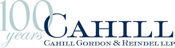 Cahill Gordon & Reindel LLP proudly celebrates its centennial.
